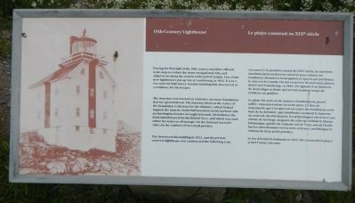 19th-Century Lighthouse Marker image. Click for full size.
