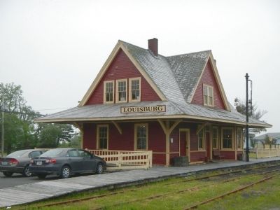 Sydney and Louisbourg Railway Station image. Click for full size.