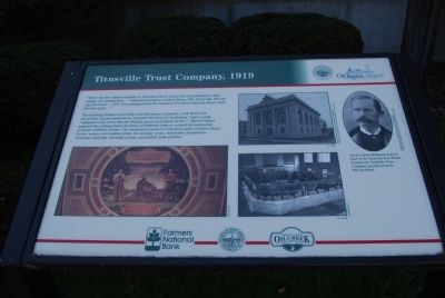 Titusville Trust Company, 1919 Marker. Click for full size. Titusville Trust Company, 1919 Marker image. Click for full size.