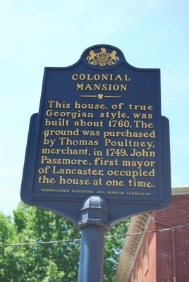 Colonial Mansion Marker image. Click for full size.