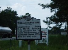 William Rufus King Marker image. Click for full size.