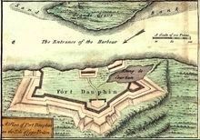 Plan of Fort Dauphin, 1755. Click for full size. Plan of Fort Dauphin, 1755 image. Click for full size.