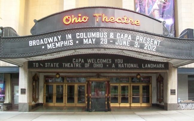 The Ohio Theater Entrance and Marquee image. Click for full size.