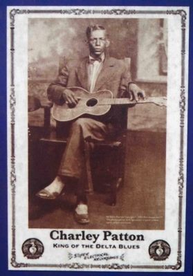 Charley Patton Birthplace Marker image. Click for full size.