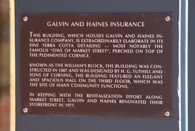 Galvin and Haines Insurance Marker image. Click for full size.
