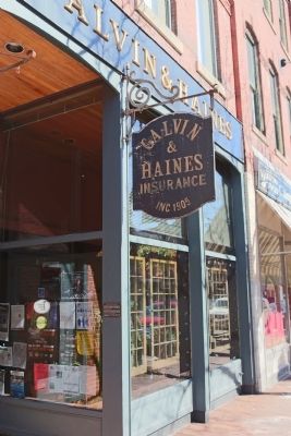 Galvin and Haines Insurance and Marker. Click for full size. Galvin and Haines Insurance and Marker image. Click for full size.