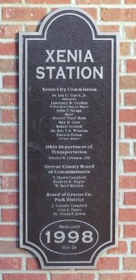 Xenia Station Marker image. Click for full size.