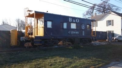 B&O Railroad Caboose image. Click for full size.