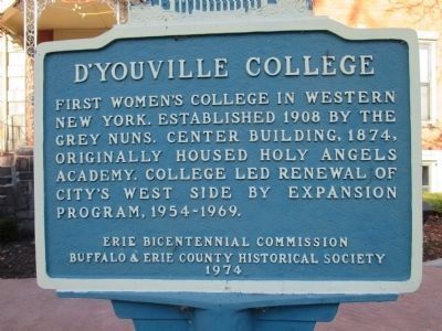 D'Youville College Marker image. Click for full size.