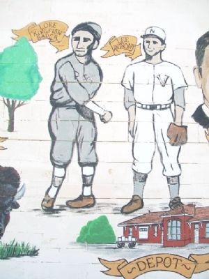 History of LeRoy, Kansas Mural image. Click for full size.