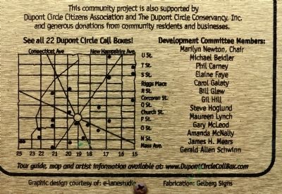 Map of 22 Dupont Circle Callboxes. Click for full size. Map of 22 Dupont Circle Callboxes image. Click for full size.