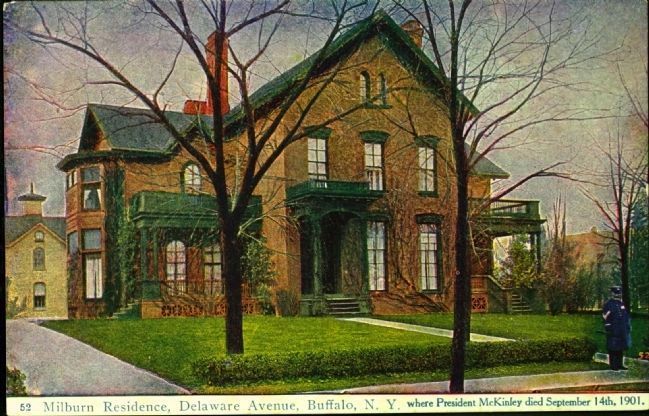 <i>Milburn Residence, Delaware Avenue, Buffalo, N.Y.</i> image. Click for full size.