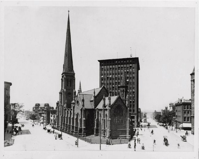 St. Paul's Episcopal Cathedral, Shelton Square, Buffalo, Erie County, NY image. Click for full size.