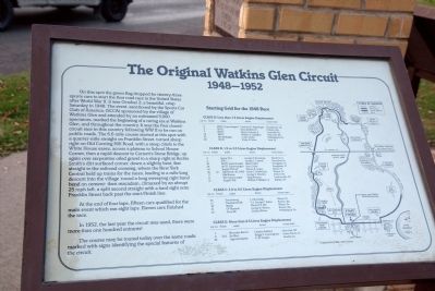 The Original Watkins Glen Circuit Marker image. Click for full size.