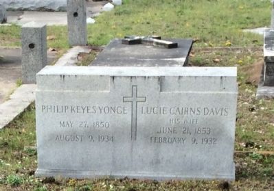 P.K. Yonge grave site. Click for full size. P.K. Yonge grave site image. Click for full size.