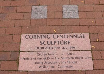 Corning Centennial Sculpture image. Click for full size.