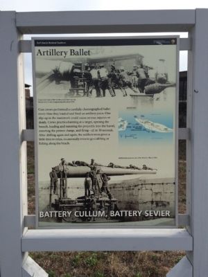 Battery Cullum, Battery Sevier Marker. Click for full size. Battery Cullum, Battery Sevier Marker image. Click for full size.