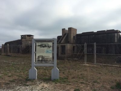 Battery Cullum, Battery Sevier behind fence.. Click for full size. Battery Cullum, Battery Sevier behind fence. image. Click for full size.