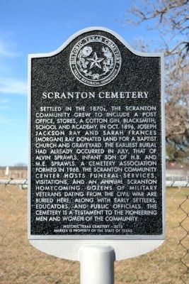 Scranton Cemetery Marker image. Click for full size.