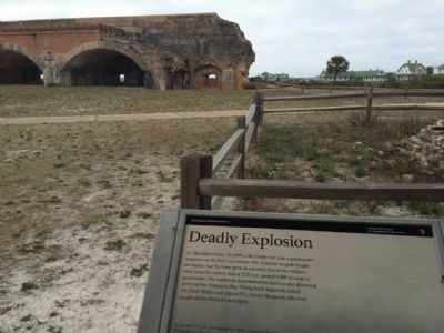 Deadly Explosion Marker & fort wall image. Click for full size.