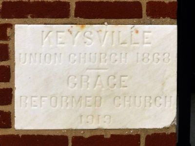Church Cornerstone. Click for full size. Church Cornerstone image. Click for full size.