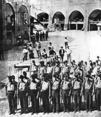 Circa 1860 at Fort McRee image. Click for full size.