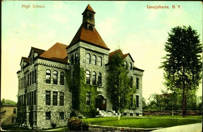 <i>High School. Canajoharie, N.Y.</i>. Click for full size. <i>High School. Canajoharie, N.Y.</i> image. Click for full size.