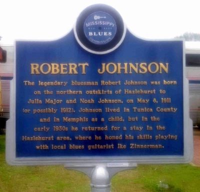Robert Johnson Marker. Click for full size. Robert Johnson Marker image. Click for full size.