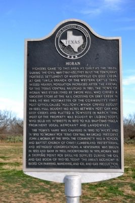 Moran Marker image. Click for full size.