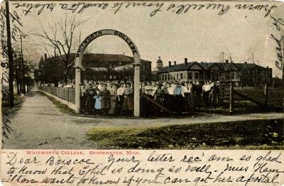 Historic Whitworth College Postcard image. Click for full size.
