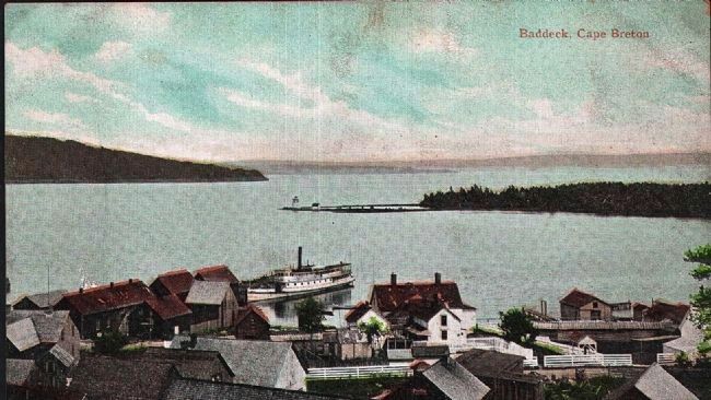 <i>Baddeck, Cape Breton</i> image. Click for full size.
