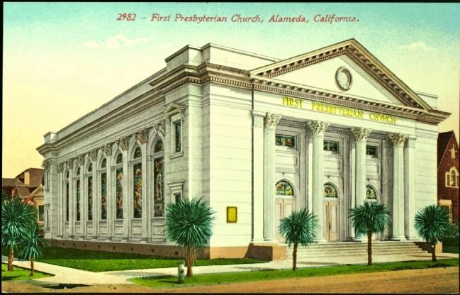 <i>First Presbyterian Church, Alameda, California.</i> image. Click for full size.