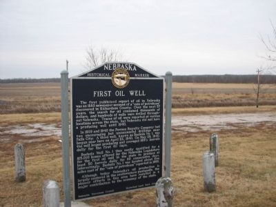 First Oil Well Marker. Click for full size. First Oil Well Marker image. Click for full size.