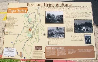 Fire and Brick & Stone Marker. Click for full size. Fire and Brick & Stone Marker image. Click for full size.