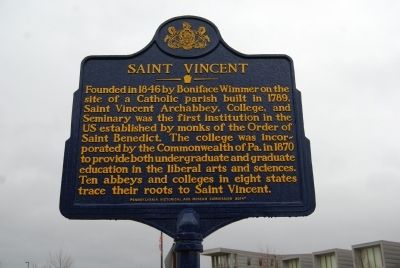 Saint Vincent Marker. Click for full size. Saint Vincent Marker image. Click for full size.
