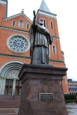 Right Reverend Boniface Wimmer, O.S.B. Statue. Click for full size. Right Reverend Boniface Wimmer, O.S.B. Statue image. Click for full size.