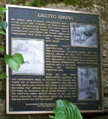 Grotto Spring Marker image. Click for full size.