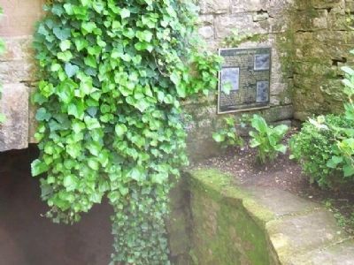 Grotto Spring Entrance and Marker. Click for full size. Grotto Spring Entrance and Marker image. Click for full size.