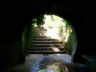 Grotto Spring Looking Toward Entrance. Click for full size. Grotto Spring Looking Toward Entrance image. Click for full size.