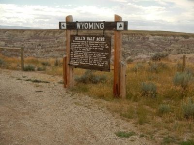 Hell�s Half Acre Marker image. Click for full size.