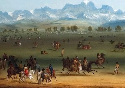A Fur Trade Rendezvous. Click for full size. A Fur Trade Rendezvous image. Click for full size.