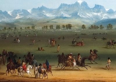 A Fur Trade Rendezvous image. Click for full size.