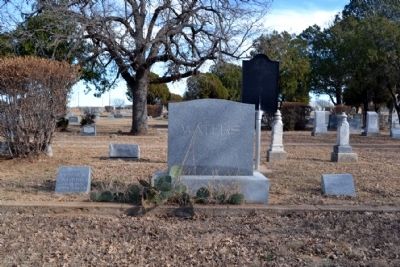 Grave Sites of Granville and Rennie Waters image. Click for full size.