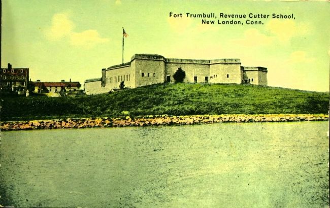 <i>Fort Trumbull, Revenue Cutter School, New London, Conn.</i> image. Click for full size.
