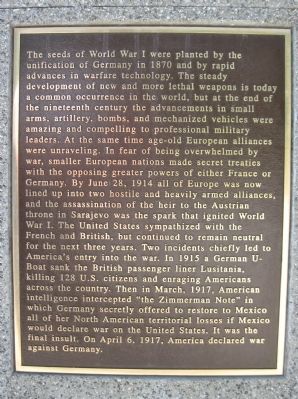 World War I <i>(continued)</i>. Click for full size. World War I <i>(continued)</i> image. Click for full size.