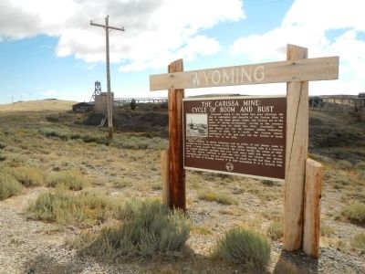 The Carissa Mine: Cycle of Boom and Bust Marker image. Click for full size.