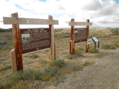 South Pass City: Wyoming’s Biggest Gold Boom and Bust Marker. Click for full size. South Pass City: Wyoming’s Biggest Gold Boom and Bust Marker image. Click for full size.