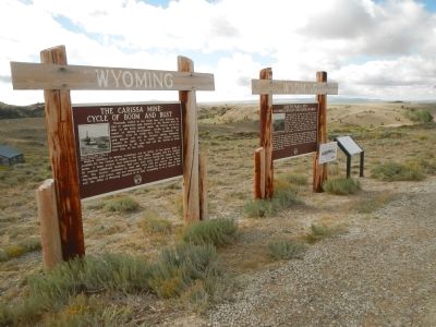South Pass City: Wyomings Biggest Gold Boom and Bust Marker image. Click for full size.