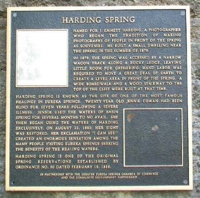 Harding Spring Marker image. Click for full size.