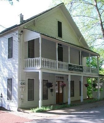 Carrie A. Nation's Home on Steele Street image. Click for full size.
